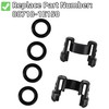 2PCS A/C Condenser Hard Line Lock Clamp Clip 88718-1E150 Fit