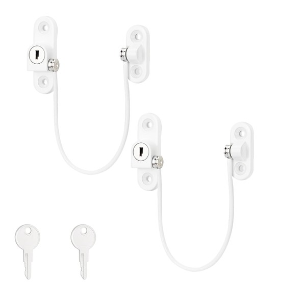 2 PCS Window Restrictors WODSTA Window Locks Child Safety with
