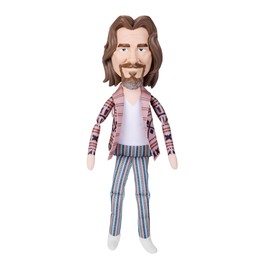 Shelf Talkers 12" Talking Plush The Dude from The Big Lebowski Movie, Pull String Toy Collectible Plush