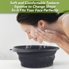 FORTAKASY Ice Facial Washbasin with Built-In Ice Tray, Foldable and