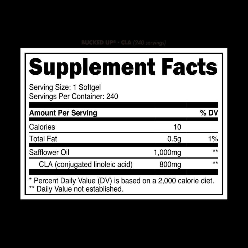 Bucked Up CLA [240 Servings] Healthcare Supplement