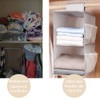 XiXiRan Hanging Wardrobe Organiser, 2 Compartments, Wardrobe Organiser, Hanging, with