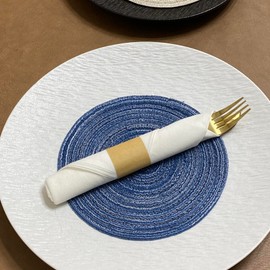 Germiwipe Paper Napkin Band Box of 500,Napkin Rings Self Adhesive,Silverware Wraps Bands (Kraft, Kraft - 500pcs)