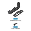 sourcing map Sliding Door Lock, 90 Degree Stainless Steel Toggle
