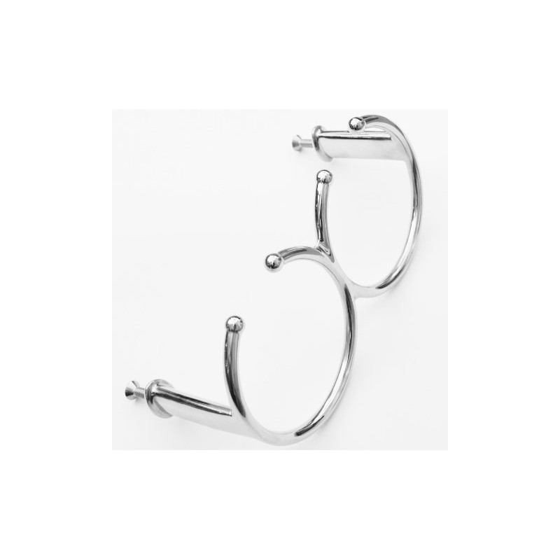Marine Grade Stainless Double Ring Cup Drink Holder - Open