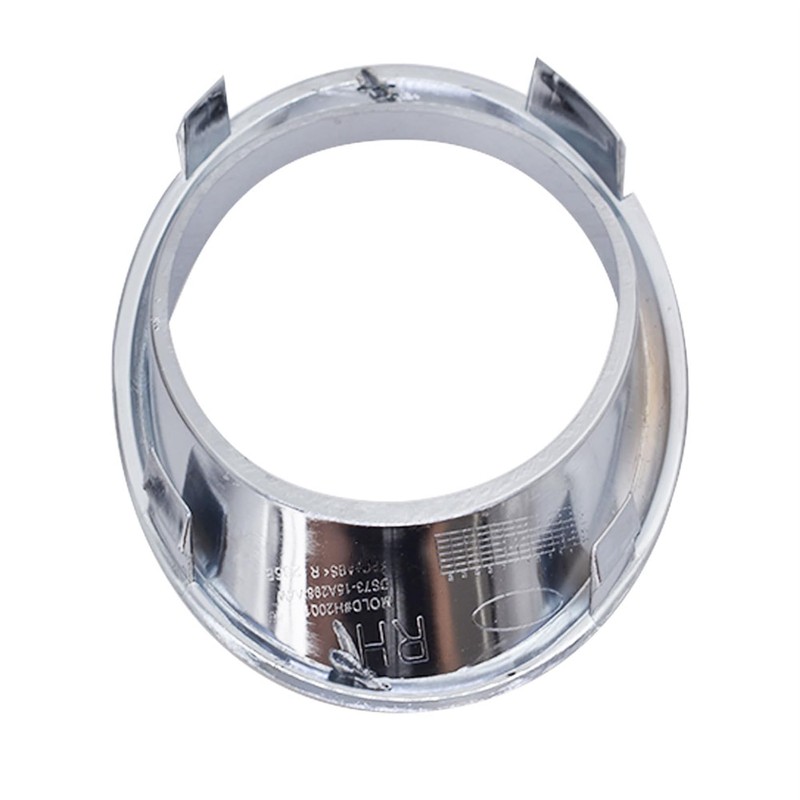 Bisel de anillo chapado en cromo para luz antiniebla, lado