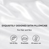 Fittia Satin-Pillowcase Standard Size, Silk Satin Pillow Cases 2 Pack