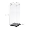 QUARKZMAN Acrylic Display Case, 4 x 4 x 12 Inch