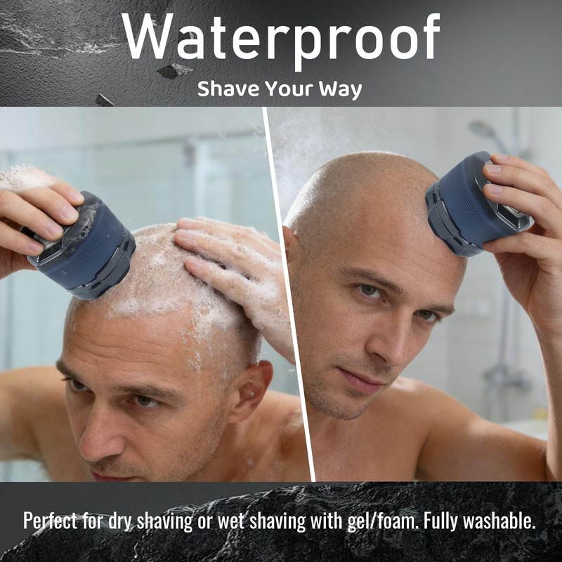 Magnetic 6D Shaver Replacement Heads, 2-Pack