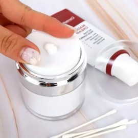 Jasmine Shop 꾹누름 펌핑용기 펌프용기 핸드크림공병 크림통 화장품소분 50mL Squeeze Pumping Container Pump Container Hand Cream Bottle Cream Container Cosmetic Refiller 50mL [50mL]