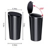 Car Trash Can Bin with Lid with 60pcs Trash Bags,Leak
