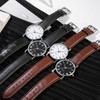 LsvtrUS Men Watches Fashion Casual Leather Band Simple Analog Quartz