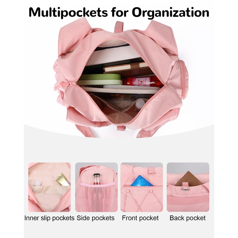 Outplea 20L Klein Sporttasche mit Schuhfach & Nassfach, Gym Tasche