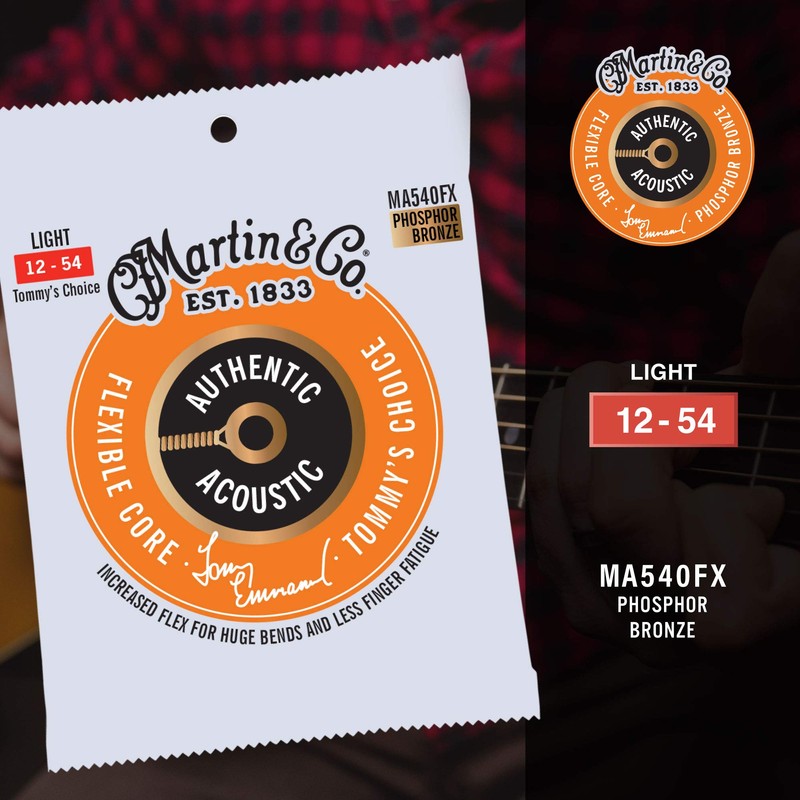 Martin MA540FX - Phosphor Bronze Flexible Core Tommy Emmanuel Strings