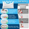 SUPA MODERN Cooling Bed Pillows for Sleeping 1 Pack Shredded