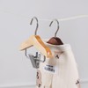 Ximimark 3PCS Solid Wood Mini Hanger for Pet Clothes Dog