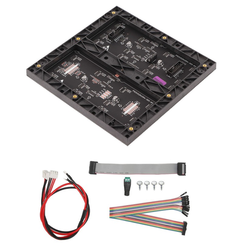 LED Matrix Panel 4096 RGB LEDs Full Color Adjustable Brightness