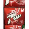 7up 1x 12oz 12pk Cherry 7up Soda Cans