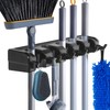 HYRIXDIRECT Wall Mount Broom Mop Holder Hanger Garden Tool Organizers