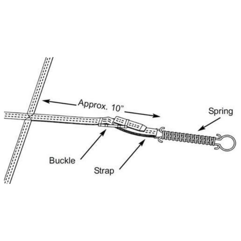 The Door Bull - Swimming Pool Cover Stainless Steel Spring