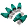CablesOnline 6-Pack 10/100 4-Pair Ethernet Green Loopback Plugs, TS-UL02-6
