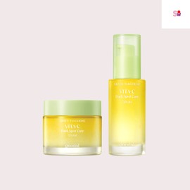 5ml Green Tangerine Vita C Blemish Care Serum 30ml+Cream 7 / 5ml 청귤 비타C 잡티 케어 세럼 30ml+크림 7