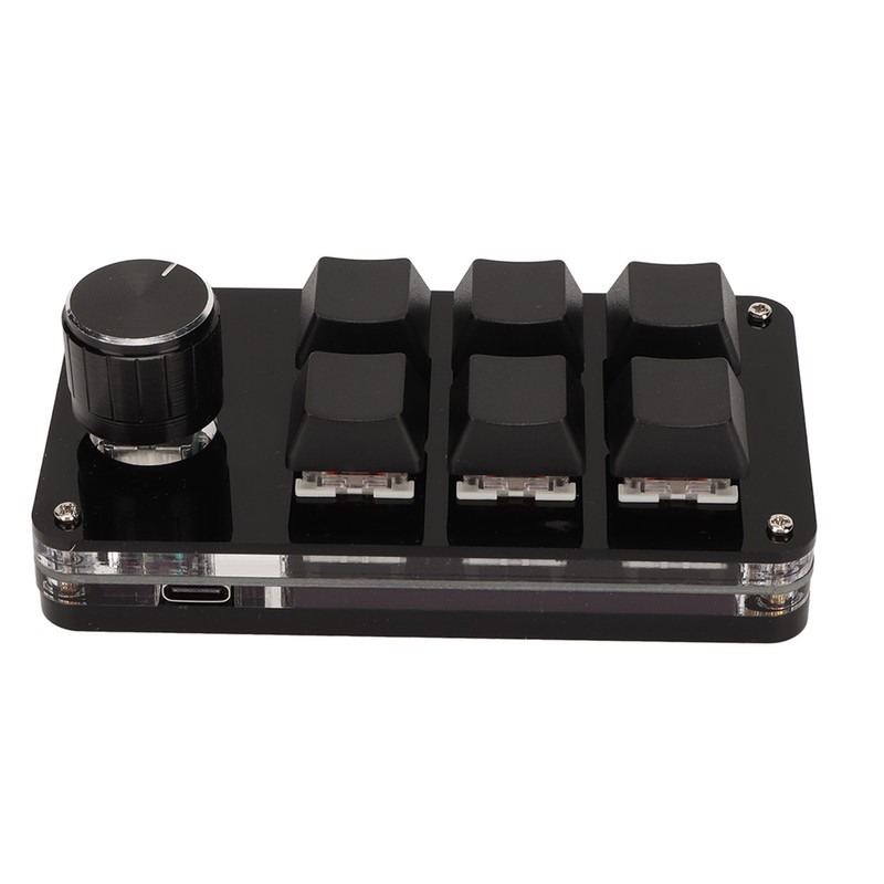 6 Keys Keyboard Red Switch Full Key Custom Plug and