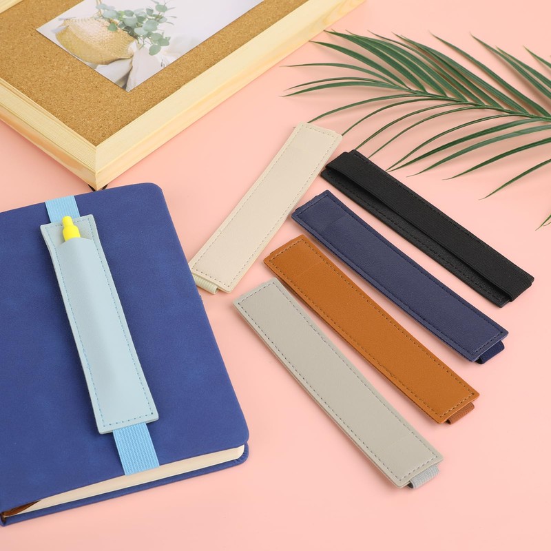 simarro Pack of 6 Pen Holder Notebook, Reusable Pen Holder,