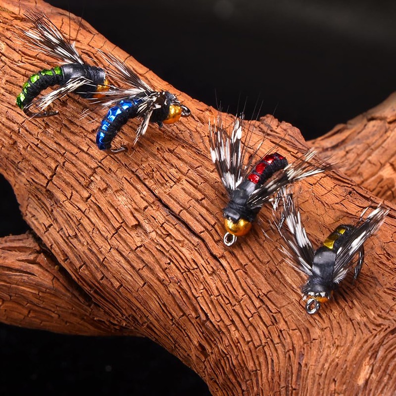 10 Pieces Trout Flies Lures, Imitation Insects Flies Baits Bionic