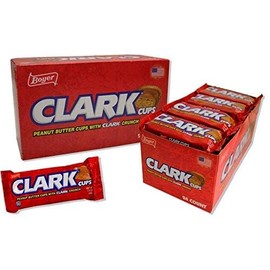 Boyer Candy Peanut Butter Clark Cups, 1.5 Ounce: Display Box of 24 Packs