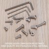 520 Pcs Nuts and Bolts Set, M3 M4 M5 Stainless