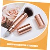 WOONEKY Travel Makeup Brush Set 2pcs Double-sided Foundation Blush Brush