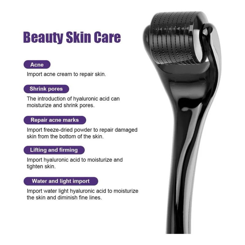 Derma Para Barba Natural 540 Roller Drs Growth Para Hombre