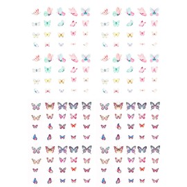 CQQNIU 160 Colorful Butterfly Stickers, Waterproof Stickers, Creative Stickers For Decorating Scrapbooks, Notebooks, Walls And Windows