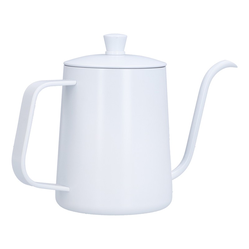 Coffee Kettle Stainless Steel Mini Portable White Thin Mouth Pour