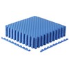 CAP Barbell 1/2-Inch Interlocking EVA Foam Exercise Puzzle Mats - 2 Pack | 24" x 24" x 1/2" | Tatami Pattern - Blue
