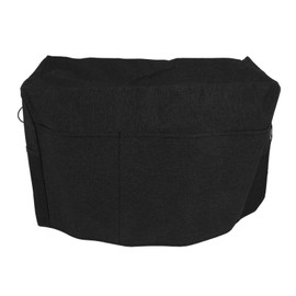 Sewing Machine Cover Multipurpose 600D Oxford Cloth Protective Sewing Machine Dust Cover with Storage Pockets for Sewing Machine Accessories Black