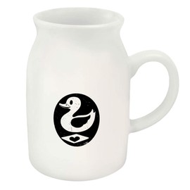 300ml 'Cute Duck with Heart' Ceramic Milk Jug (MJ00018247)
