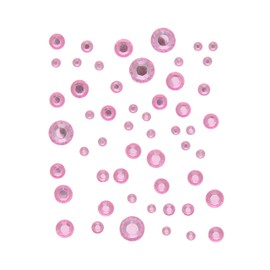 Zac's Alter Ego Crystal Faceted Round Stone Face Jewels - Festival Body Art