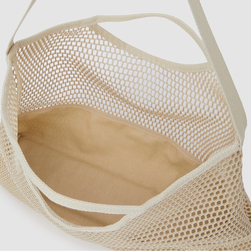 JAJU [JAJU] Mesh Shoulder Bag_Ivory