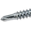 Power Pro Premium Self-Drilling Metal Screws, Zinc Plated Steel, Hex