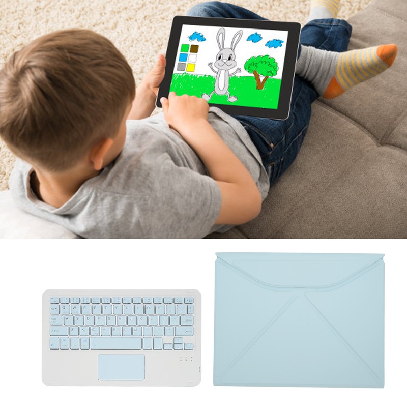 Wireless Keyboard Case 10.9in Magnetic Detachable Keyboard Cover with Touchpad