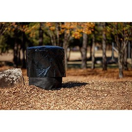 Smart Pot 12125 Sak Fabric Composting Container with Plastic Fitted Cover, Black