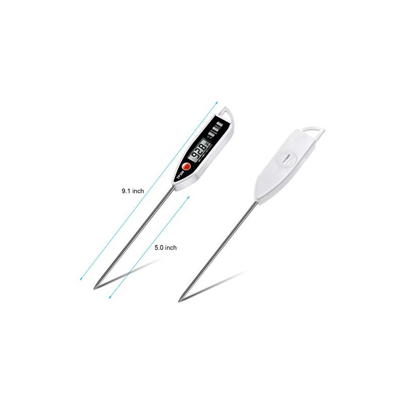 Termómetro digital para comida de carne, termómetro de cocina con