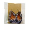 Unbranded Realistic Tiger Face Boutique Earrings 2.25”x 1.5”, 2 Sided,