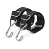 Yorkmills Bungee Cords with Hooks, 2Pack Adjustable Bungee Cord Extra