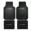 Mopar Front & Rear DODGE LOGO Floor Mats Rubber All