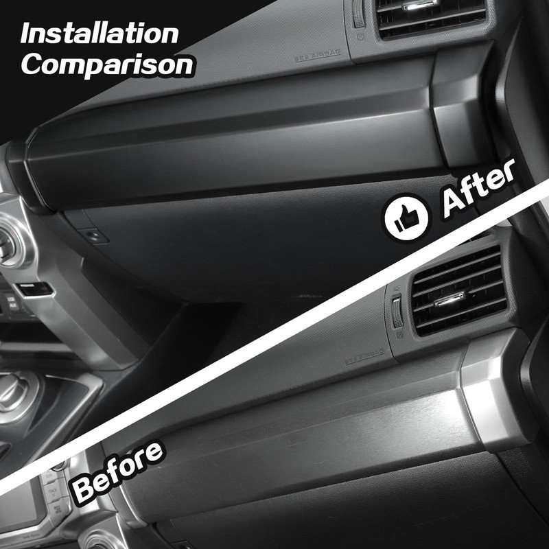 JeCar Matte Black Dash Panel Cover Trim Interior Accessories for