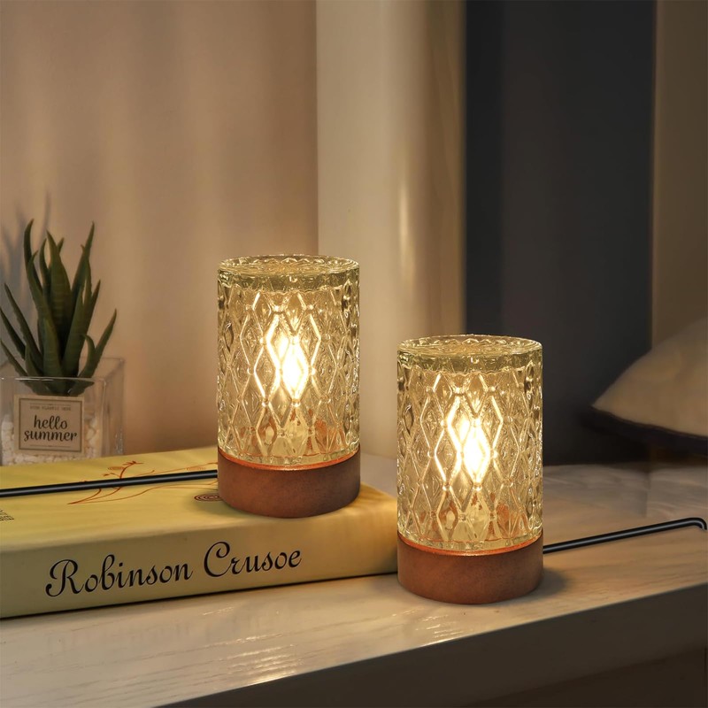 GZWANHANGMY Mini Soft Warm LED Night Light,Dimmable Bedside Lamp Small