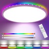 Peasur 25CM LED Ceiling Light 3000-6000K, 24W 3200LM Bathroom Light